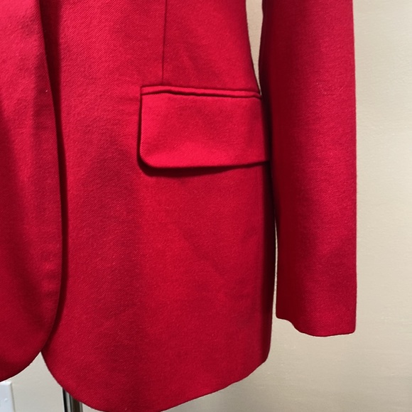 Classiques Entier wool red jacket size M B1D - Picture 7 of 14